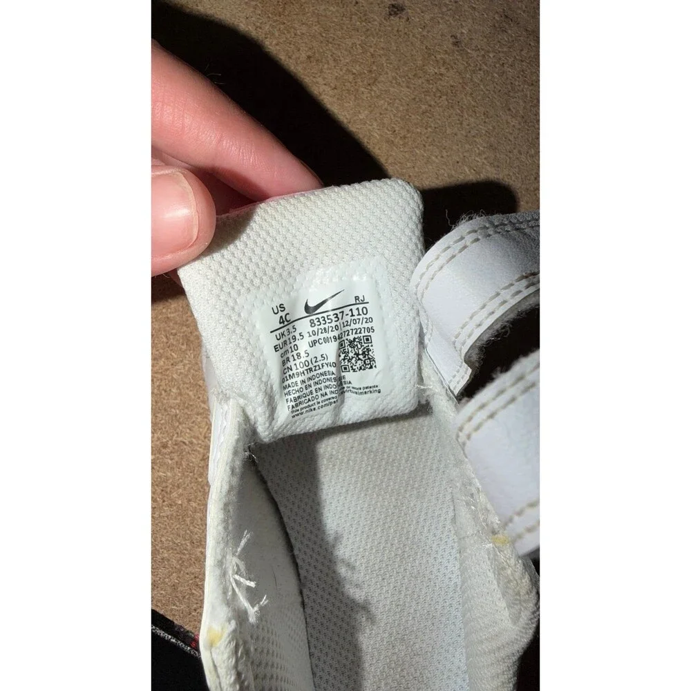 Nike Baby Sneakers White Pink Blue Court Royale Leather